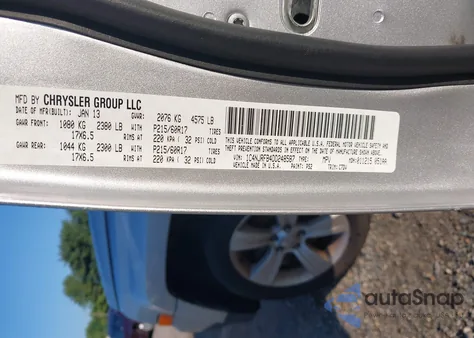 2013 Jeep Patriot Latitude z USA, uszkodzony, nr VIN 1C4NJRFB4DD248587